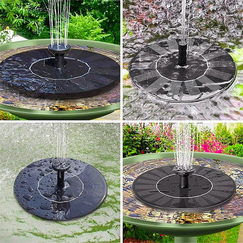 1 bomba de fuente solar para piscina al aire libre, esencial en verano, ideal para estanques, piscinas y jardines.