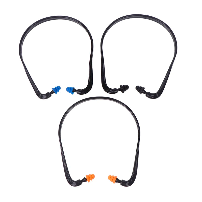 Tapones de silicona suave para los oídos, protectores antirruido para dormir y trabajar, 1 unidad.