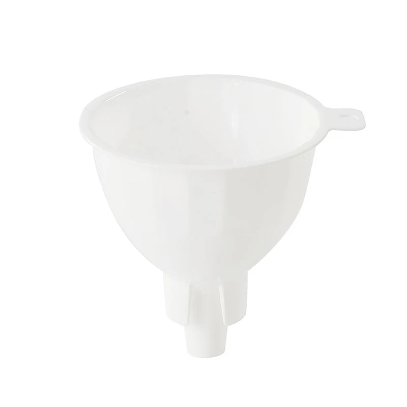 Embudo de acero inoxidable 304 de 10 cm, 12 cm y 14 cm para cocina, dispensador de aceite, vino y líquido con colador extraíble.