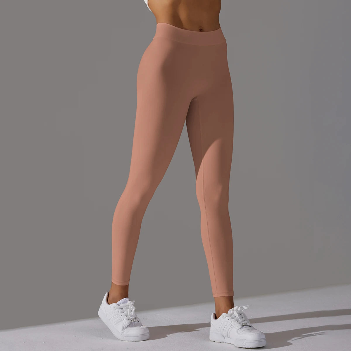 Women Seamless Solid Leggings Knitted High Waist Sports Leggings Fashion Hip Lifting Running Yoga Sport Gym Tights Pantalones