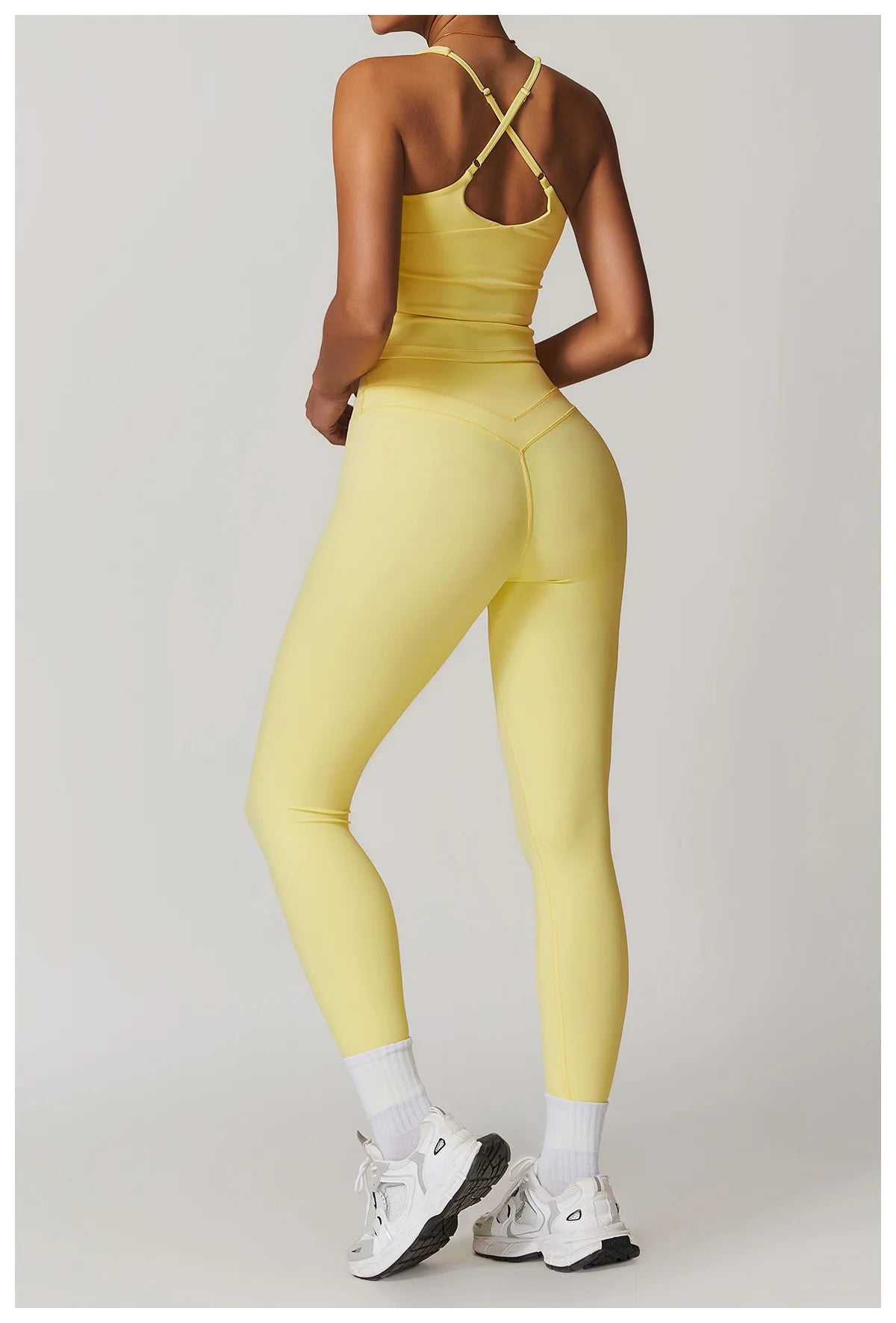 SWELTERING Conjunto de 2 piezas de ropa deportiva para mujer, conjunto de yoga, ropa deportiva para gimnasio, trajes de yoga, conjunto de fitness, chándales, sujetador deportivo, leggings para gimnasio