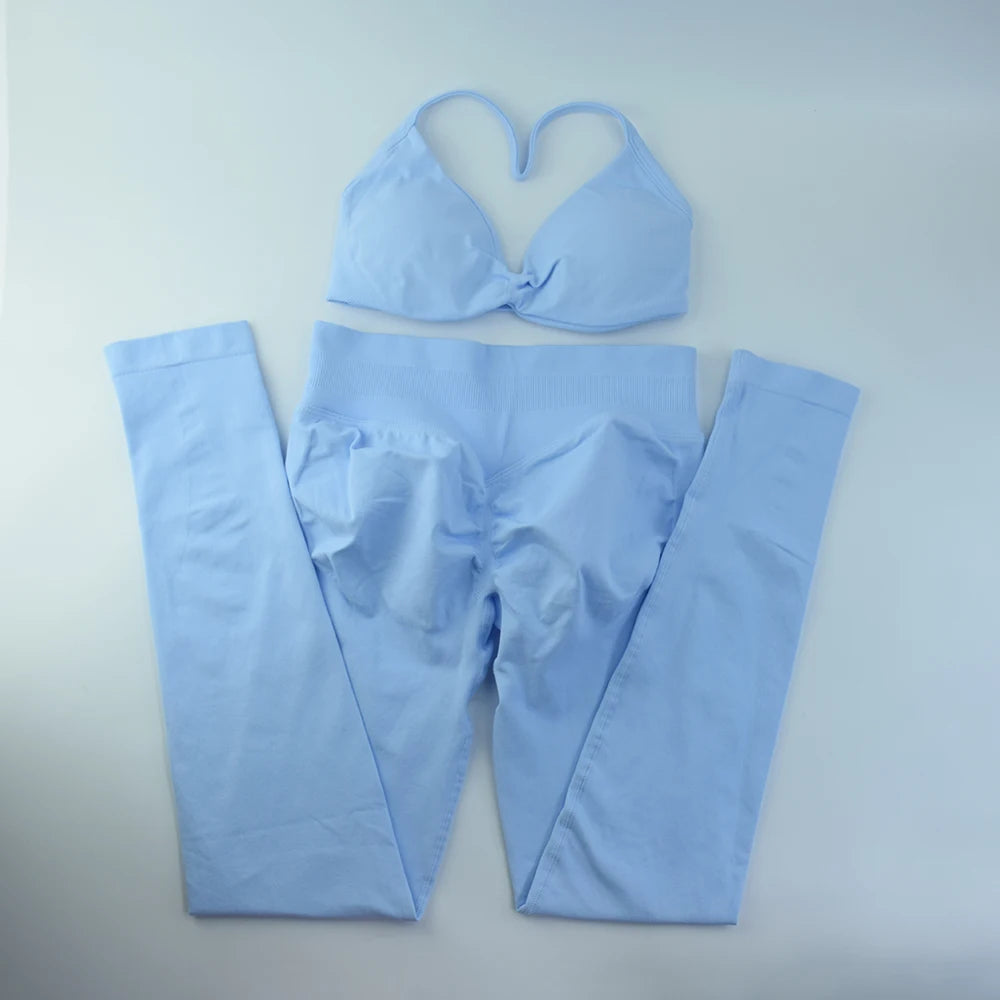 Conjunto de 2 sujetadores de tirantes finos para gimnasio, sin costuras, de alta sujeción, para mujer, deportivos, para entrenamiento, yoga, sin logotipo