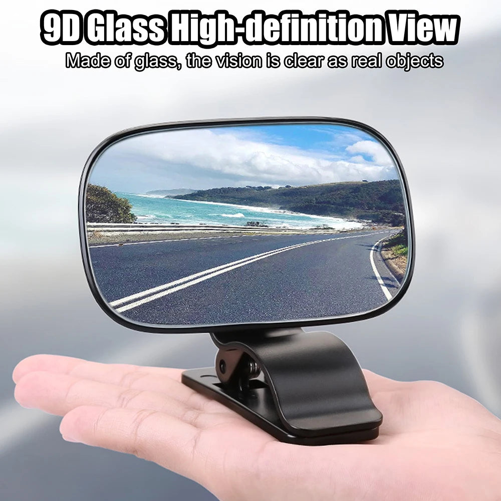 Espejo retrovisor de seguridad para bebé con clip para interior de coche, espejo de maquillaje, abrazadera para respaldo de asiento, adorno para coche, accesorios para coche
