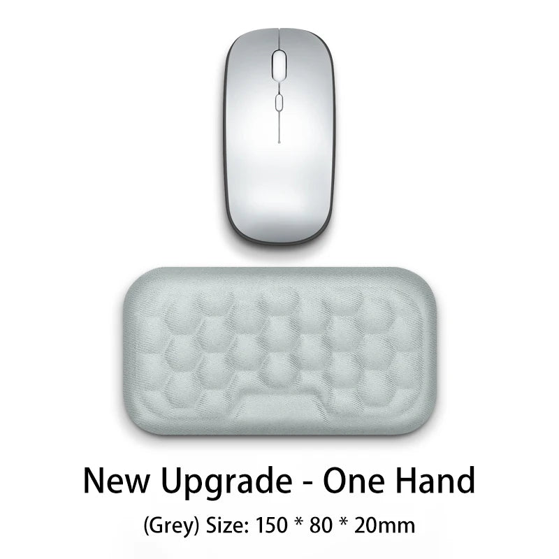 Reposamuñecas ergonómico para teclado y ratón, para oficina, para proteger y relajar la muñeca, con espuma viscoelástica, para ordenador y portátil