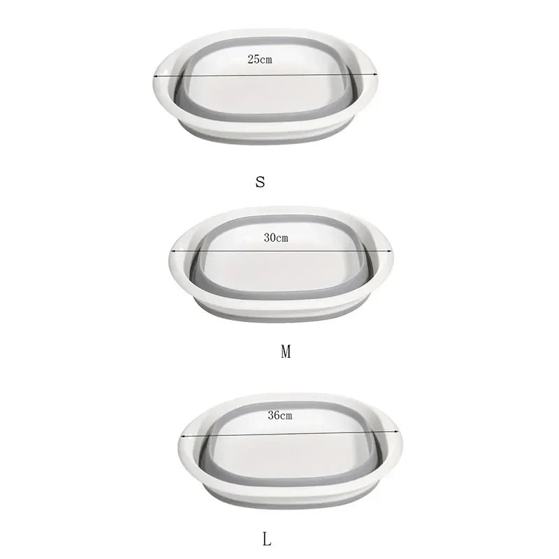 Lavabos plegables de plástico, lavabos portátiles, bañera plegable para bebés y adultos, accesorios de baño y cocina, lavabos.