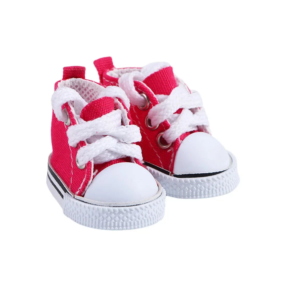 Accesorios para muñecas, juguete para niña, zapatos para muñecas 1/6, zapatillas para muñecas de 5 cm, zapatos para muñecas, zapatos de lona para muñecas, zapatos para muñecas BJD.