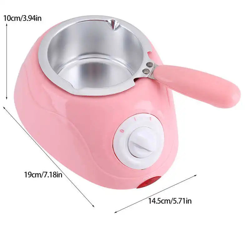 Olla eléctrica para fundir chocolate y dulces, para hacer tú mismo, fuente de chocolate, fondue, máquina para fundir chocolate, herramienta de cocina, enchufe UE 220 V