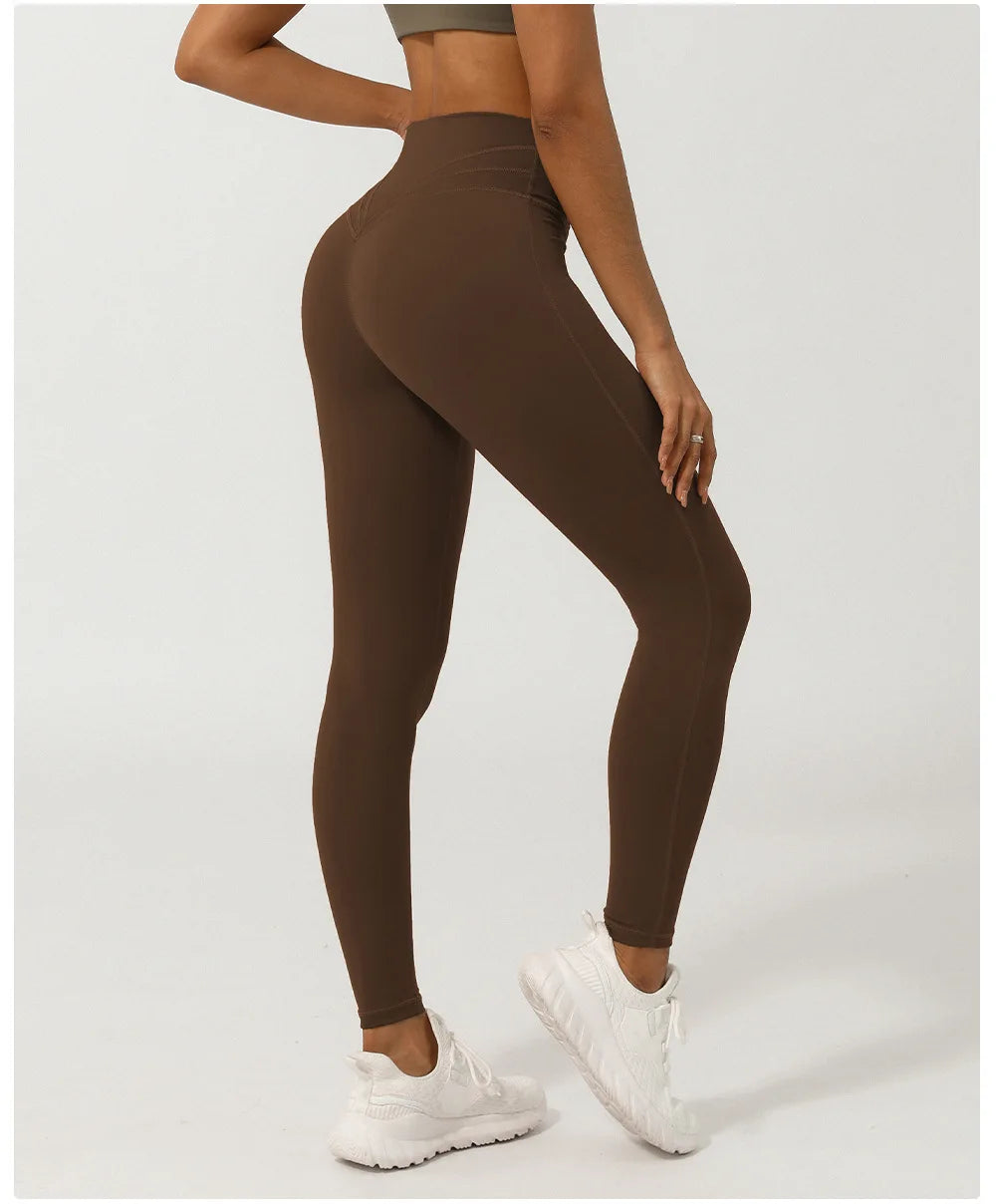 Women Sport Fitness Leggings High Waist Tights Elastic Sexy Yoga Pants Training Running Gym Quick Dry Breathable Leggings Female
