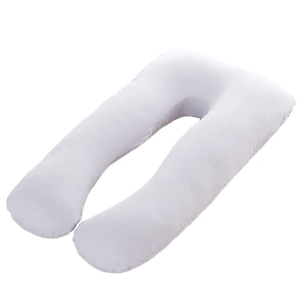 Funda de almohada de maternidad de algodón puro tipo U para embarazadas