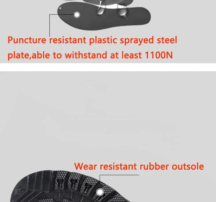 Zapatos de Seguridad 2023 Nuevos Zapatos de Seguridad de Invierno para Hombre, Felpa Abrigada, Alta Calidad, Trabajo al Aire Libre, Tallas Grandes, Sepatu Safety
