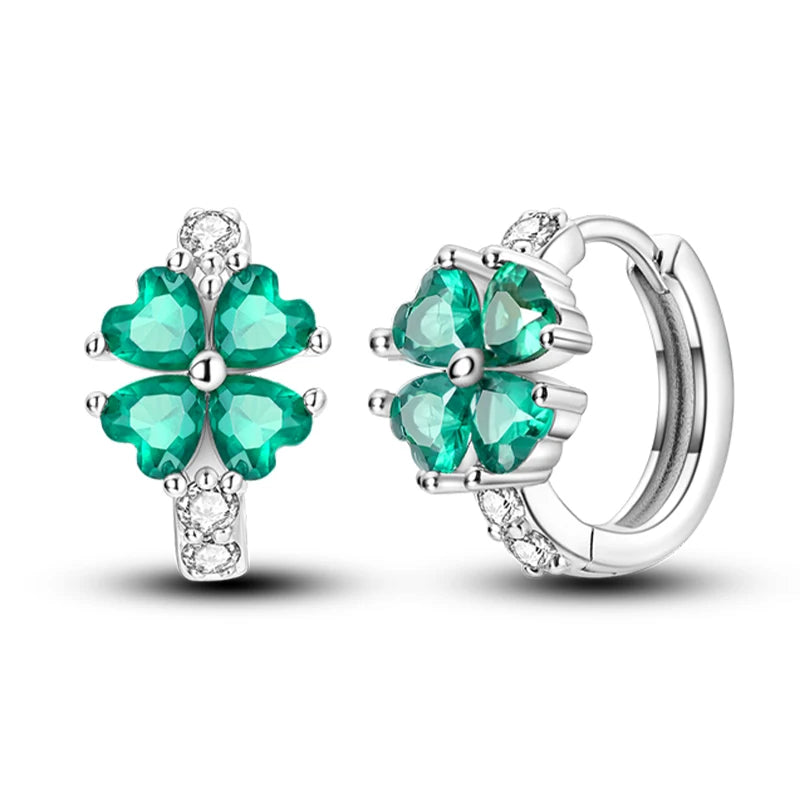 Pendientes de plata de ley 925 con diseño de mariposa, abeja, mariquita y flor de arcoíris para mujer, joyería de moda para fiestas de cumpleaños, regalos