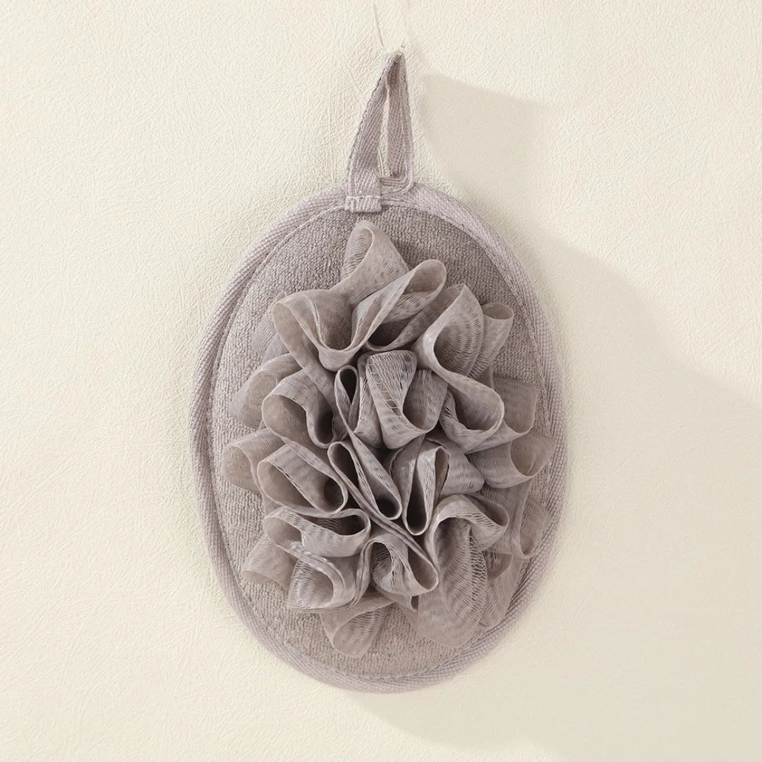 Bola de lufa para baño, bola de ducha, bola de gel de ducha, toalla de flores para masajes, exfoliante corporal para ducha, bañera, etc.