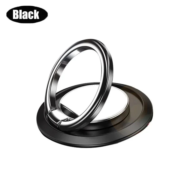 Soporte para anillo de dedo con agarre giratorio de 360 grados para teléfono móvil, soporte magnético para coche, almohadilla adhesiva trasera para teléfono, soporte universal