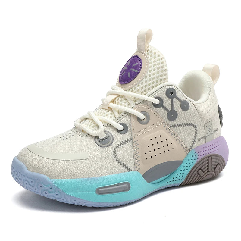 Zapatillas de baloncesto para niños y niñas, antideslizantes, ligeras, para exteriores, 2025
