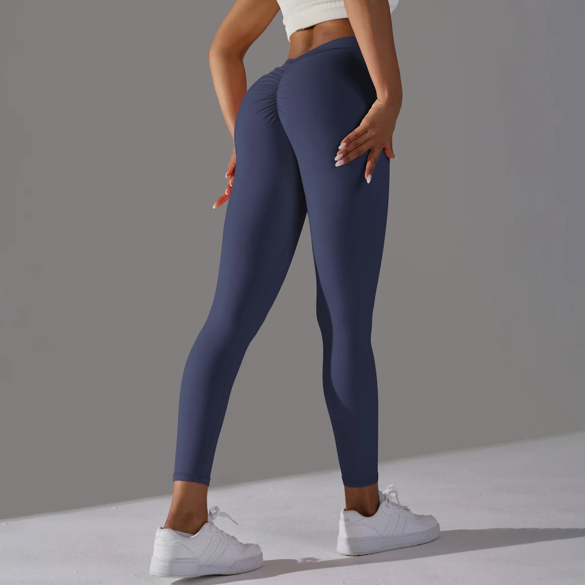 Women Seamless Solid Leggings Knitted High Waist Sports Leggings Fashion Hip Lifting Running Yoga Sport Gym Tights Pantalones