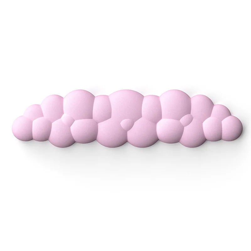 Alfombrilla de ratón con reposamuñecas para teclado, nube, antideslizante, espuma viscoelástica, para escritorio, oficina, gamer, ratón, reposamuñecas