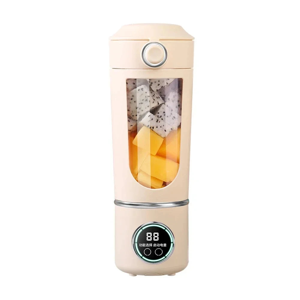 Licuadora eléctrica de acero inoxidable de 700 ml, licuadora de 12 hojas, resistente, sin BPA, para batidos, hielo, frutas y frutos secos.