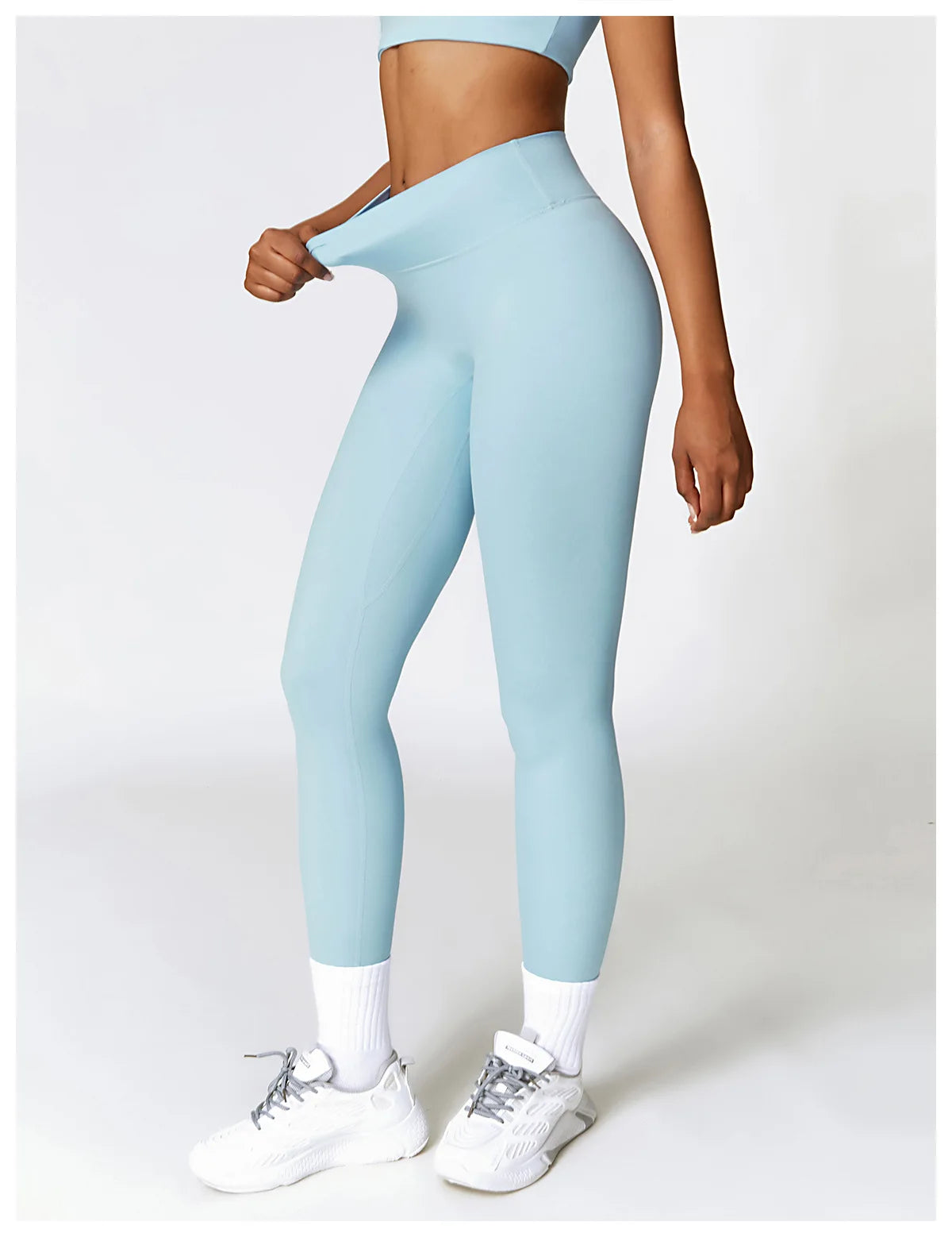 2PCS Seamless Yoga Set Women Workout Set Sportswear Gym Clothing Fitness Long Sleeve Crop Top High Waist Leggings Sports Suits