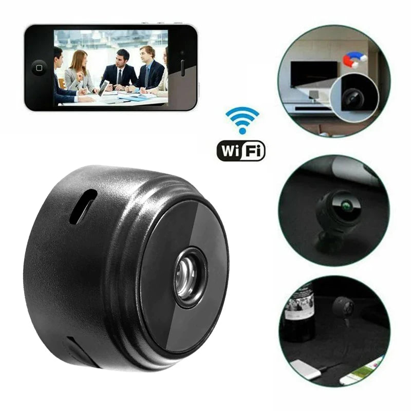 Mini cámara A9 de 2 MP, inalámbrica, con WiFi, para seguridad, monitor remoto, videocámaras, videovigilancia, hogar inteligente.