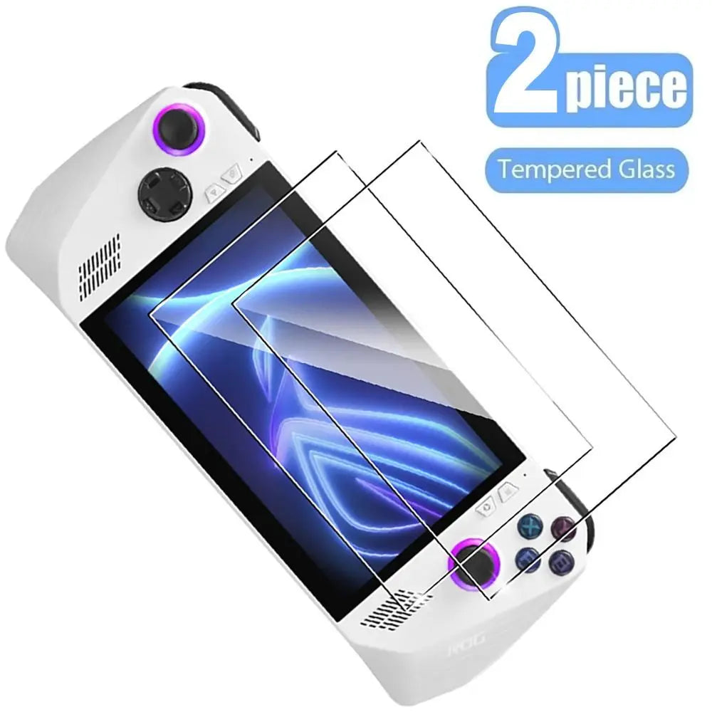 Protector de pantalla para consola portátil Asus ROG Ally, 3 unidades, película protectora de 7 pulgadas, borde curvo HD, vidrio templado.