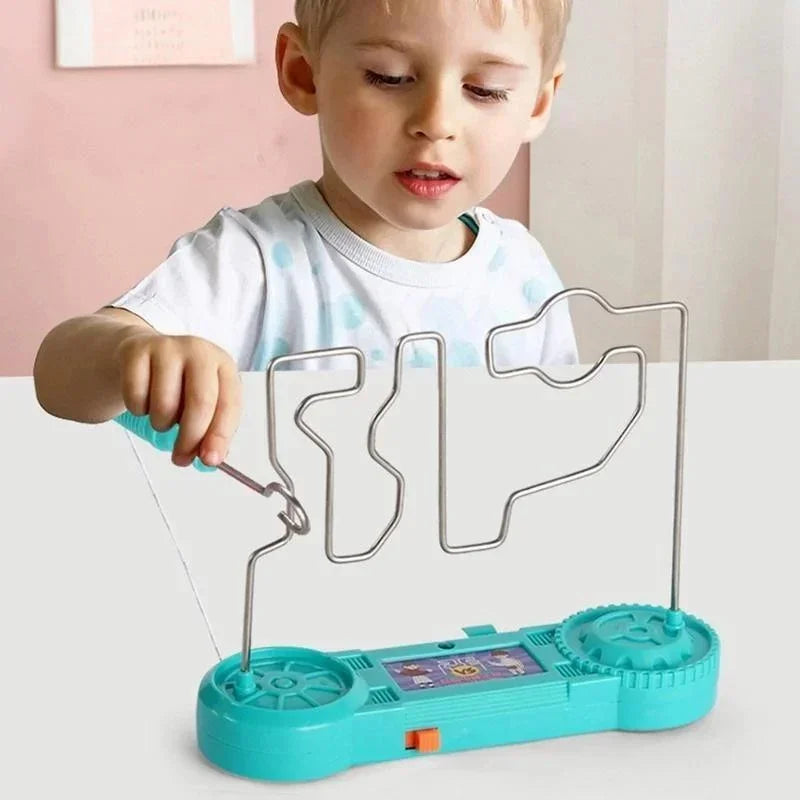 Juguete de choque eléctrico para niños, educativo, laberinto táctil eléctrico, juego divertido para fiestas, experimento científico, juguetes para niños, regalo