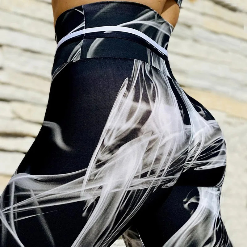 Tie Dye Yoga Pants Gym Sport Leggings for Women Seamless High Waist Push Up Tights Scrunch Butt Leggins Female Gym Clothing 2023