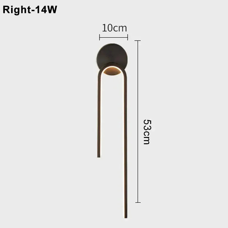 Lámparas de pared LED modernas, iluminación interior para sala de estar, dormitorio, mesita de noche, luz LED, decoración del hogar, apliques de pared