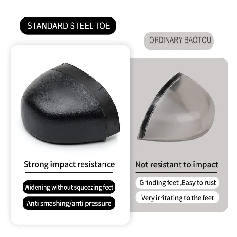 Nuevos zapatos de seguridad para hombre, zapatos de trabajo resistentes a perforaciones, calzado de protección para hombre, botas de trabajo resistentes al desgaste, botas tácticas.