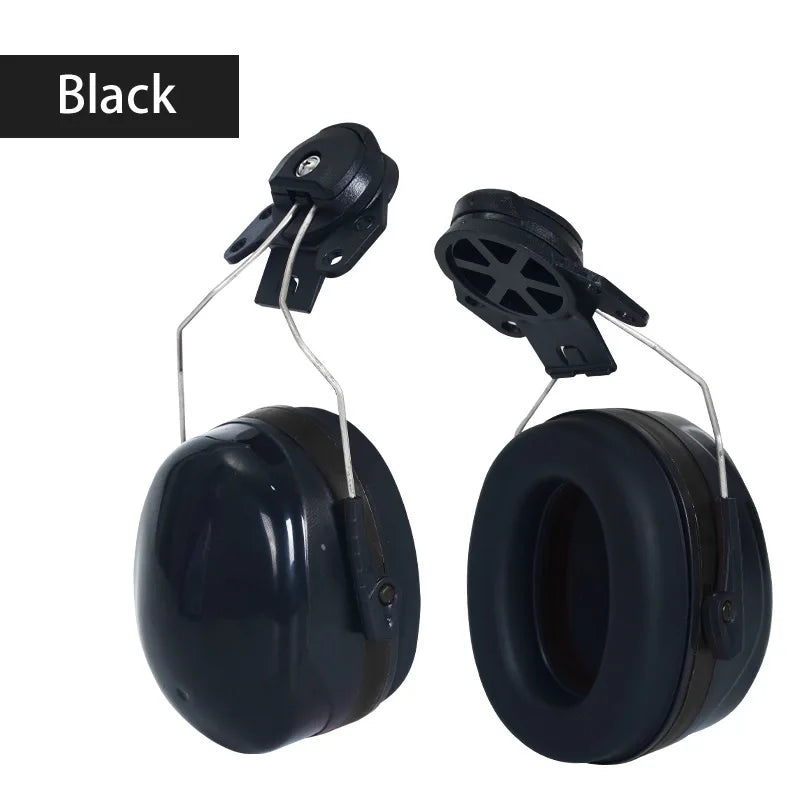 Orejeras antirruido de alta calidad para casco de seguridad, protección auditiva para carpintería, aeropuertos y fábricas.