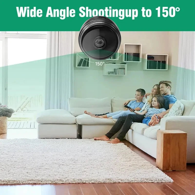Monitor inteligente A9 HD Wifi, cámaras de vigilancia, videocámara con sensor, video web, seguridad para el hogar, seguridad inalámbrica