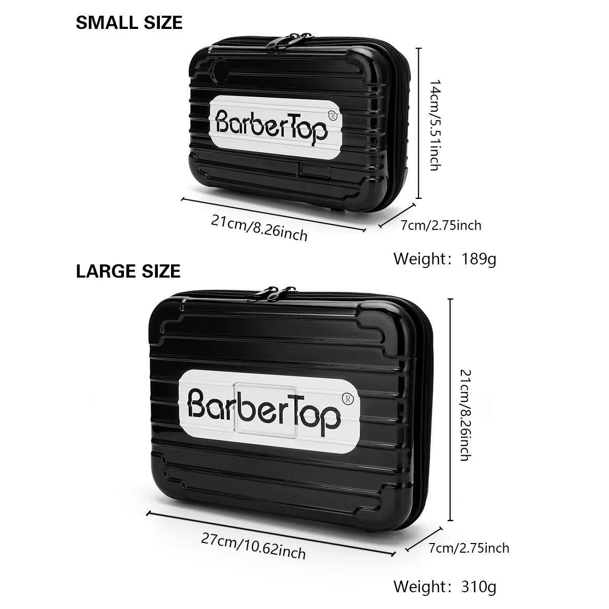 Estuche portátil para tijeras de peluquería, resistente a golpes, maletín de maquillaje, impermeable, sin deformación, para herramientas de peinado.