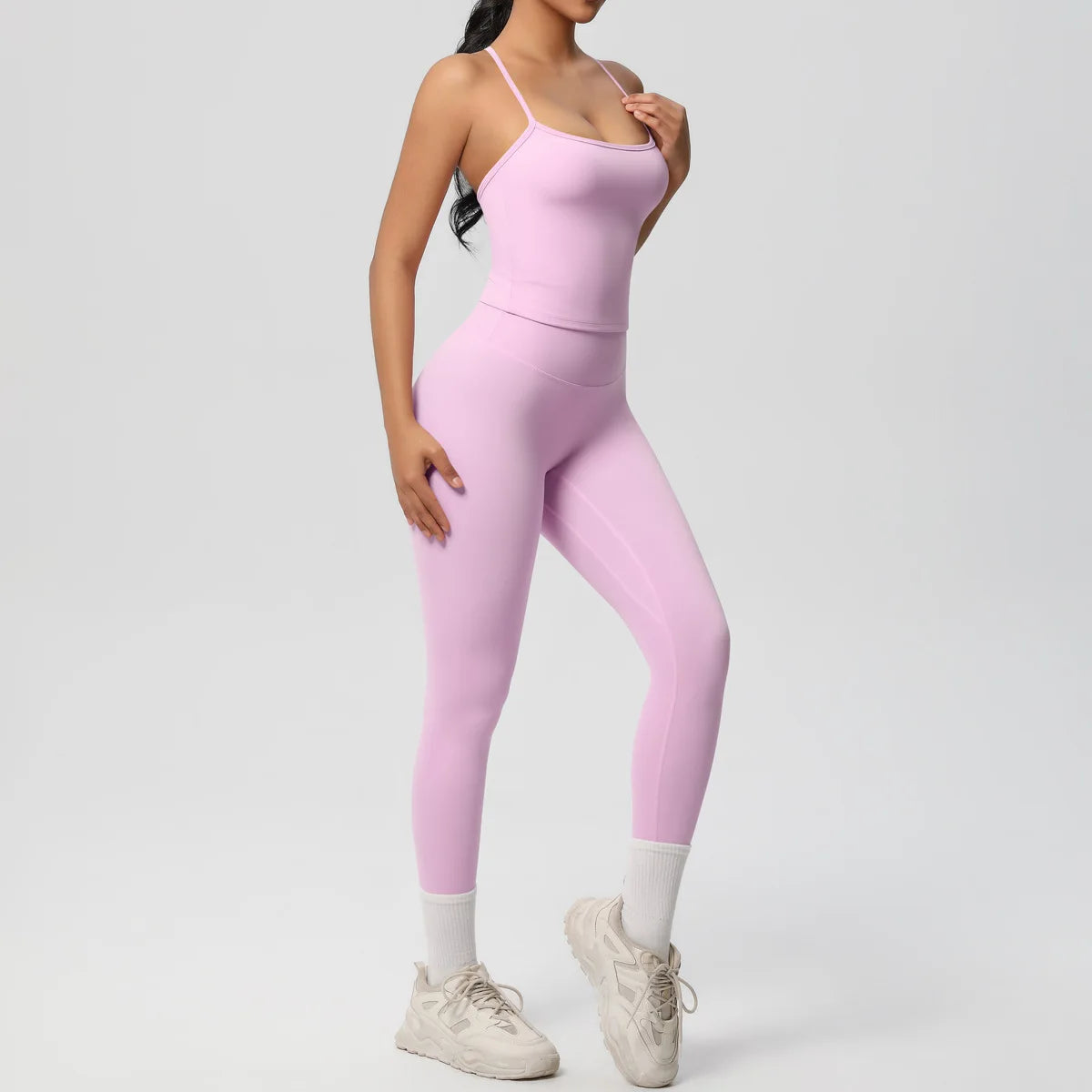 Conjunto de Ropa de Yoga para Mujer, Traje Deportivo, Ropa de Entrenamiento, Chaleco Deportivo sin Mangas, Conjunto de Gimnasio, Mono de Entrenamiento, Ropa Interior Deportiva, Ropa Deportiva
