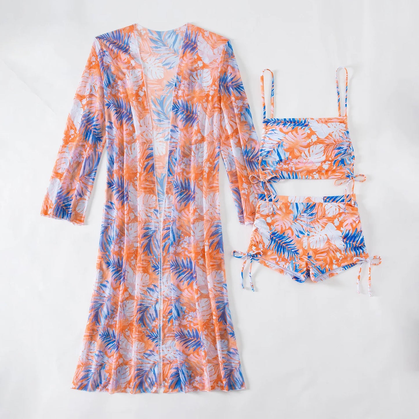 Trajes de baño de verano, conjuntos de tankini para mujer, traje de baño de tres piezas con efecto push up para playa, trajes de baño para piscina, traje de baño para mujer