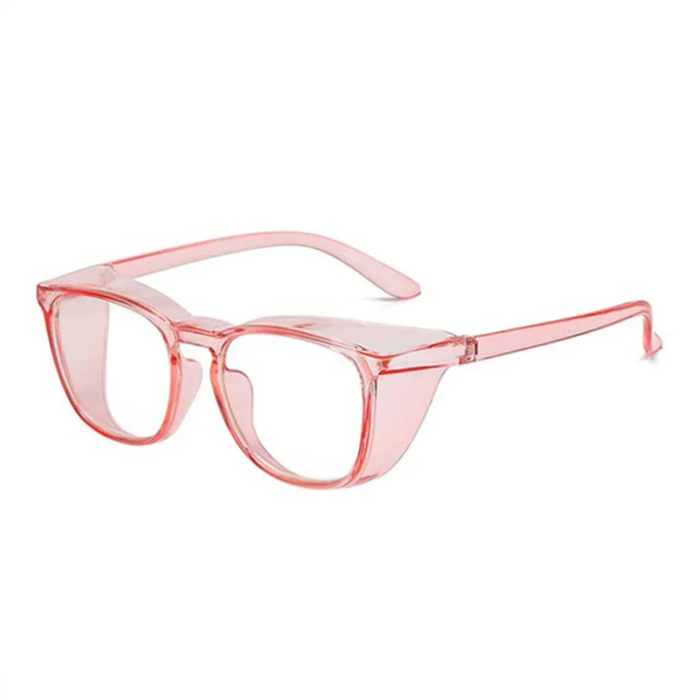 Gafas anti-luz azul para hombres y mujeres, transparentes, a prueba de arena, antichoque, para ciclismo, seguras, con bloqueo de luz azul, protección para los ojos.