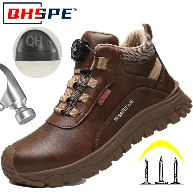Los nuevos zapatos de seguridad aislantes de 6 kV para hombre son impermeables, antideslizantes, cómodos y transpirables.