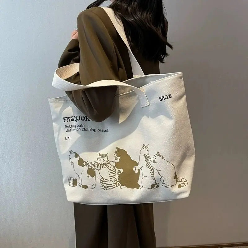 Bolso de lona para mujer, moderno, espacioso y duradero, con cierre de cremallera y diseño clásico, perfecto para el trabajo.