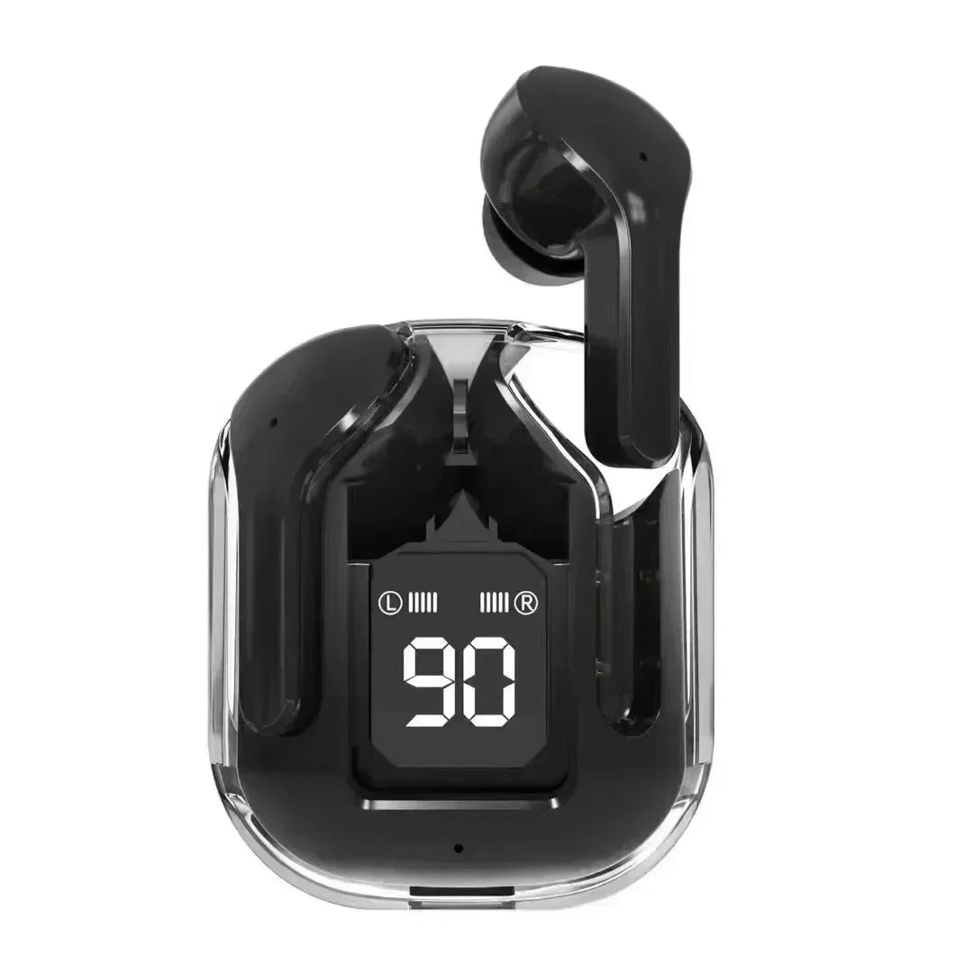 Auriculares inalámbricos Bluetooth T2 originales, transparentes, HIFI, con pantalla digital LED y sonido estéreo para Xiaomi.