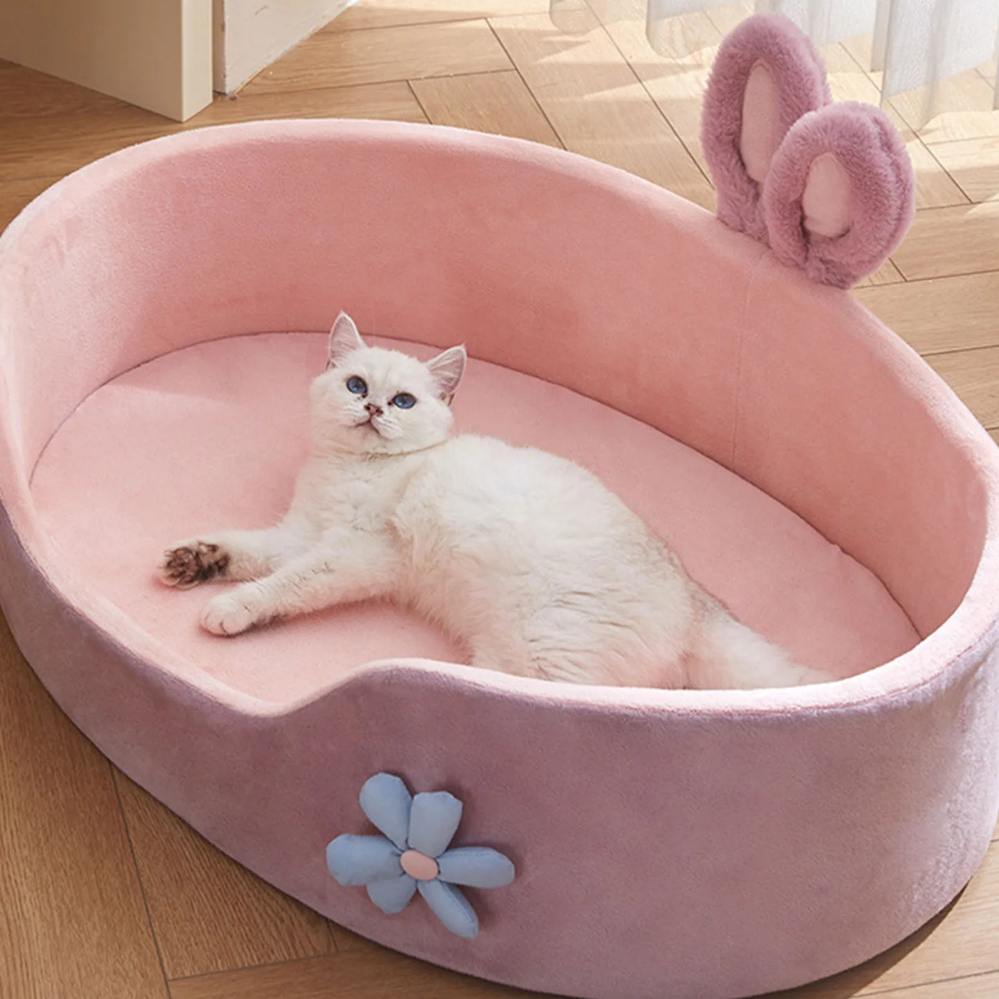 Cama desmontable para mascotas, lavable, suave, cómoda y cálida para las cuatro estaciones.
