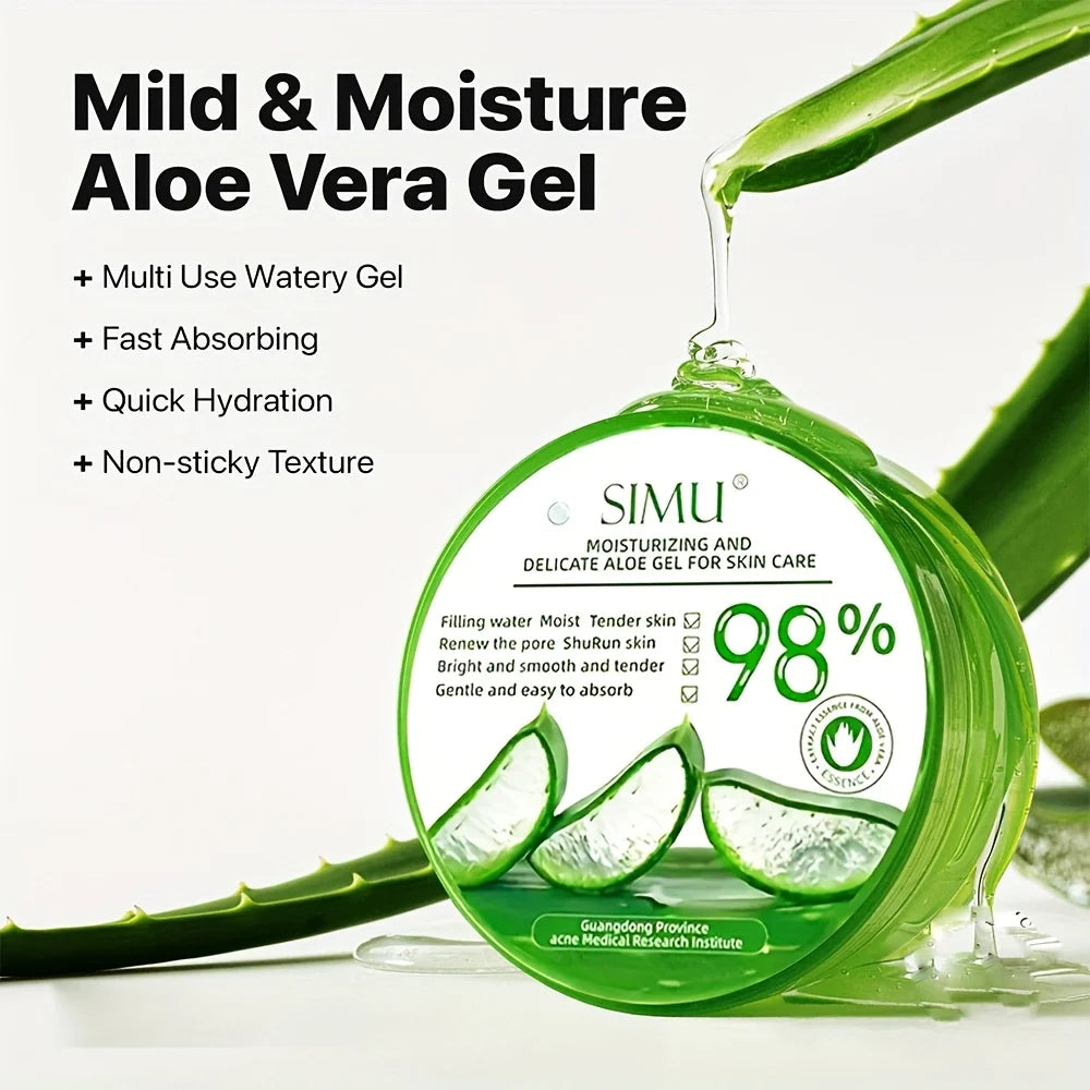 Gel hidratante de aloe vera - Cuidado meticuloso de la piel