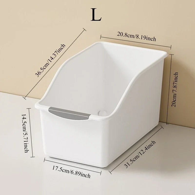 Organizador de gabinete con ruedas, contenedores de almacenamiento grandes, estantes ajustables, espacios estrechos, caja de organización multiusos para cocina y hogar