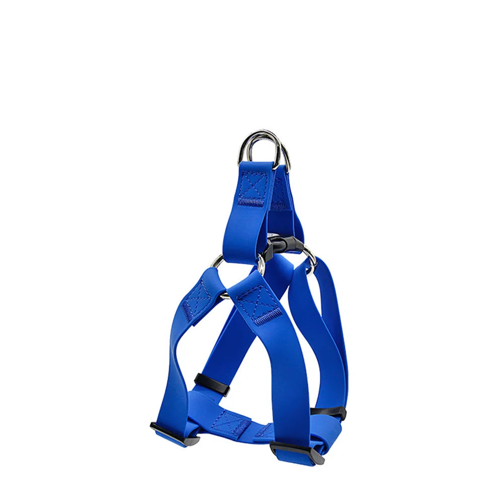 Arnés de PVC para perros, chaleco para exteriores, correa para el pecho para perros pequeños, medianos y grandes, impermeable