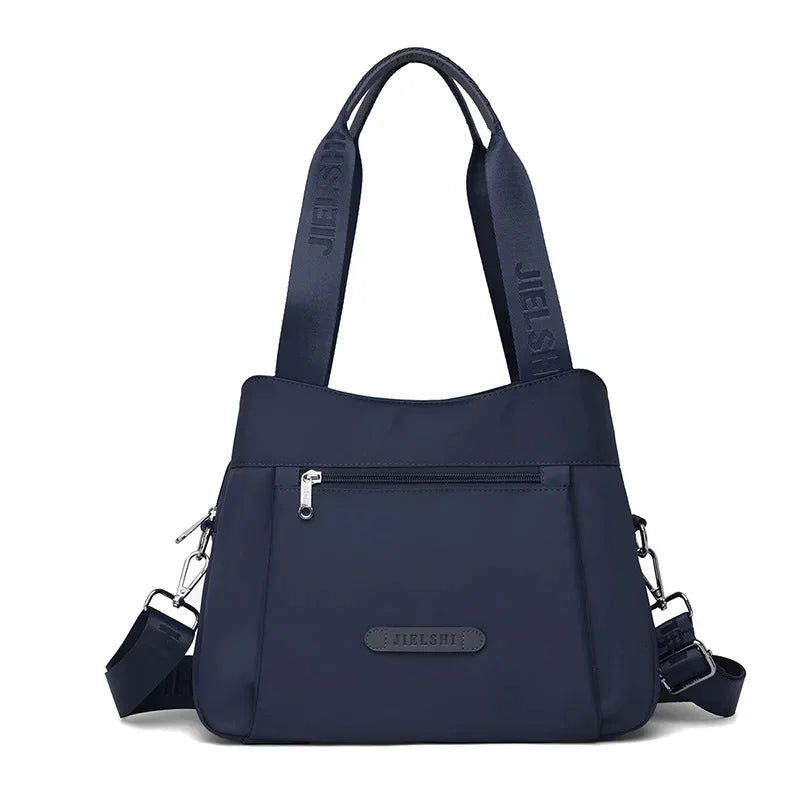 Bolso bandolera de nailon impermeable de moda, bolso informal para ir de compras o de viaje, bolso de mano Jietrans de nuevo estilo, bolso de un solo hombro.