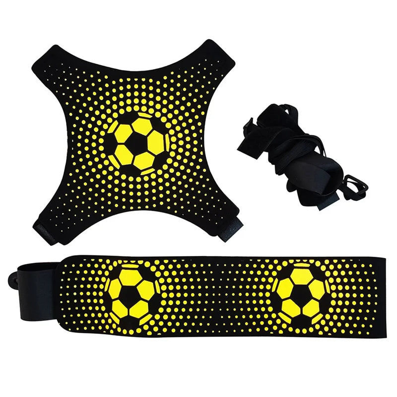 Pelota de juguete para deportes al aire libre con columpio elástico, paquete auxiliar de entrenamiento de fútbol, correas para practicar habilidades personales y ejercicio físico.