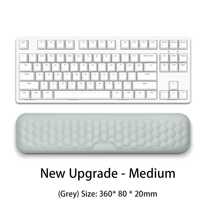 Reposamuñecas ergonómico para teclado y ratón, para oficina, para proteger y relajar la muñeca, con espuma viscoelástica, para ordenador y portátil