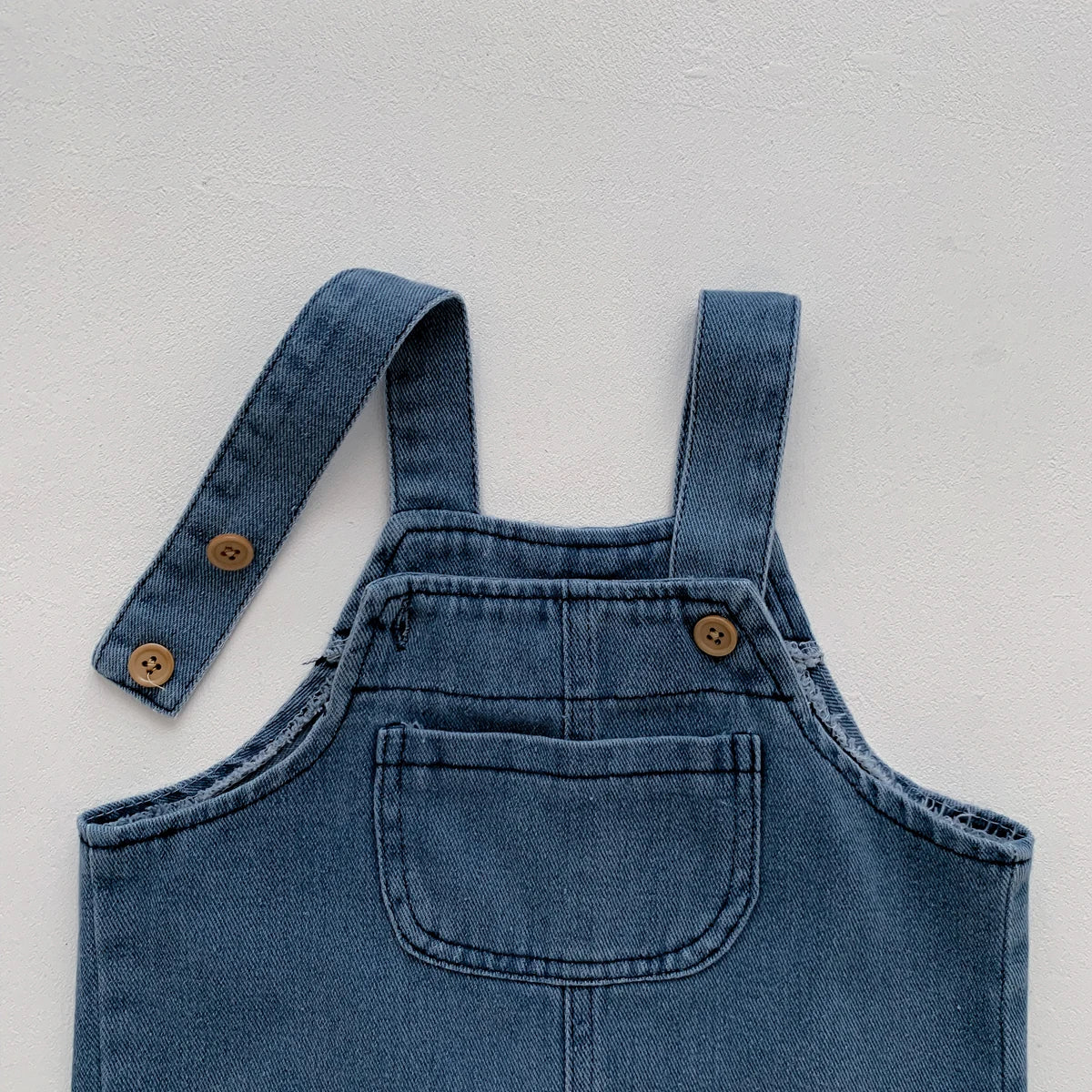 Ropa de bebé para niñas y niños, camiseta con mono vaquero, conjunto de ropa para recién nacidos, 2 piezas