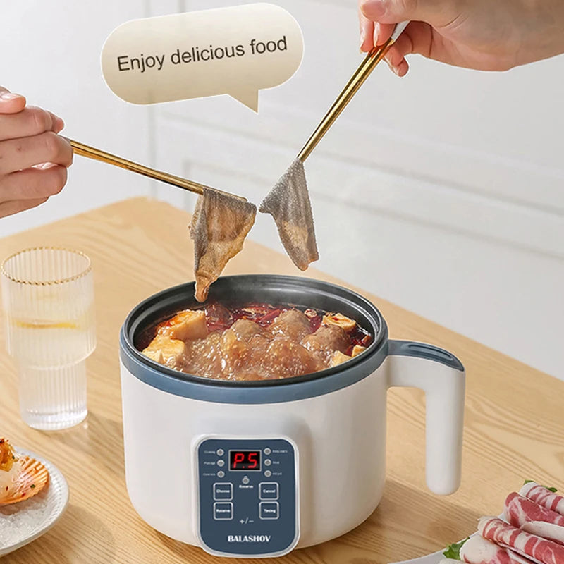 Olla arrocera eléctrica de 1,7 l, de una sola capa y doble capa, 220 V, antiadherente, inteligente, mecánica, para cocinar arroz al vapor en casa.