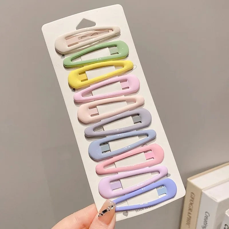 10 piezas de accesorios para el cabello para niñas, pinzas para el cabello para niños pequeños, horquillas para el cabello para niños, tocado lindo de color arcoíris, nuevo estilo