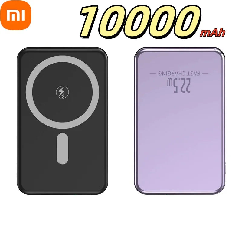 Cargador portátil magnético ultrafino Xiaomi de 500.000 mAh y 22,5 W PD con carga ultrarrápida para iPhone y Samsung.