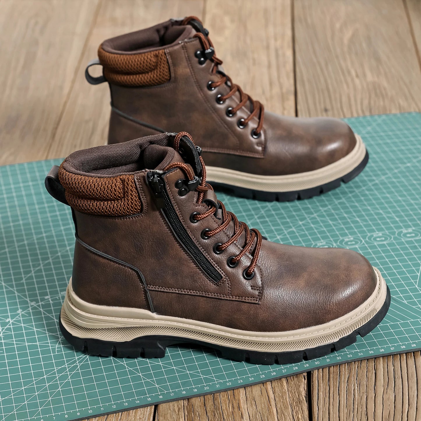 2024 New Safety Shoes Men Anti-smash Anti Puncture Work Shoes Anti Slip Indestructible Shoes Protective Sneakers Men Boots