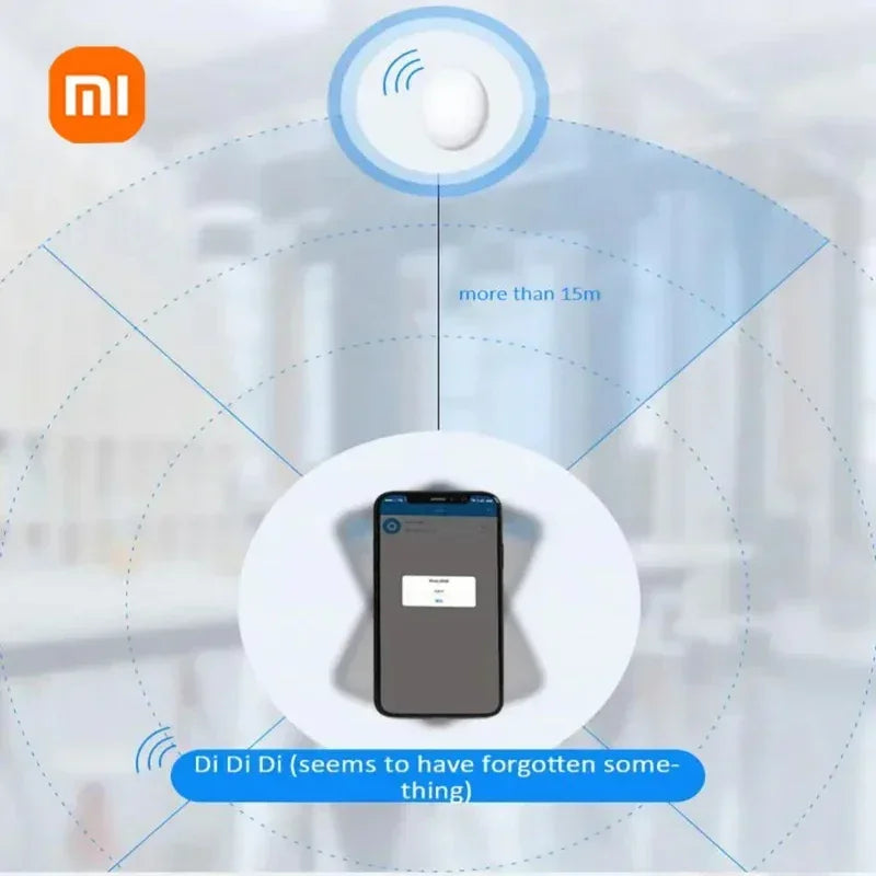 Xiaomi Mini sistema rastreador GPS con aplicación FindMy Air Tag, localizador inteligente con Bluetooth, localizador de niños, bolsa antipérdida, collar para mascotas con rastreador, nuevo